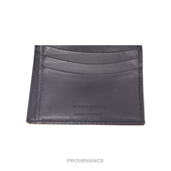 🔴 Burberry Trifold Snap Wallet - Nova Check Black - Picture 9 of 9
